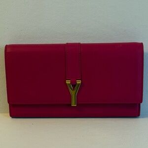 Yves Saint Laurent Pink Wallet